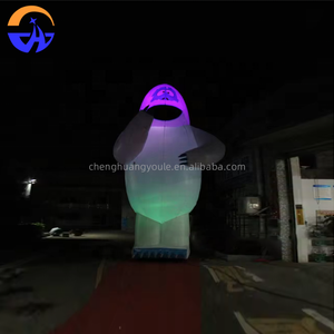 Nouveau Monstre des Neiges Gonflable Géant à Thème Dessin Animé Multicolore avec Lumières LED et Ventilateur Intégré pour Extérieur AC - Product Image 4