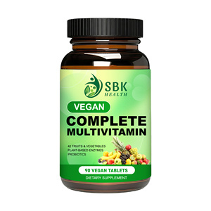 Custom Complete Multivitamin Tablets with Biotin Minerals Immune Support Bone Health Vegan Antioxidant <b>Supplement</b> Tablets - Product Image 1