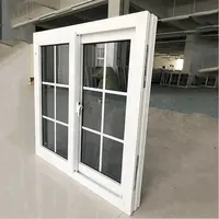 Double Glazed Horizontal Sliding PVC Window, Custom Size