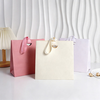 Sac en papier de luxe Guardidea pour bijoux, sac de shopping fait main, sac cadeau rose pour bijoux, emballage en papier personnalisé avec logo