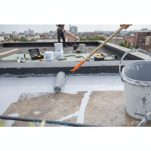 Turkey Manufacturer <b>Waterproofing</b> Building <b>Material</b> Polyurethane Based UV Resistant Roof Coating - Product Image 3