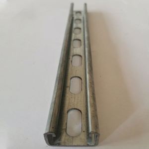 Baja Galvanis Celup Panas Kanal C 41mmx41mmx2.5mmx6000mm Punching Berbentuk C Apartemen Villa Anti-Korosi Tahan Api 1 - Product Image 1