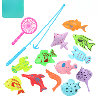 Ensembles de piscine de jouets de pêche pour enfants piscine de pêche magnétique pour enfants table à eau fête et filet de canne à pêche