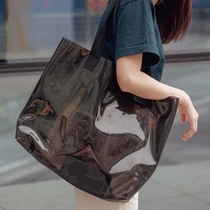 Borsa Tote Grande Trasparente in PVC Jelly da <span class=keywords><strong>Donna</strong></span> con Logo Personalizzato, Novità di Design 2026 per Shopping, Spiaggia e Viaggio - Product Image 6