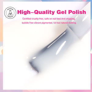 KODIES jel komik Bunny sütlü beyaz 15ML tırnak jeli lehçe yeni şişe yarı kalıcı UV emmek vernik fransız reçine sanat manikür LED - Product Image 3