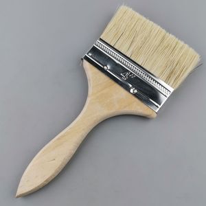 แปรงทาสีด้ามไม้ 4 นิ้ว สำหรับทาสีผนัง เครื่องมือ DIY - Product Image 2