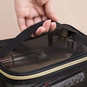 Bath Leakage Bath <b>Wash</b> <b>Bag</b> Portable Lightweight Large Capacity Mesh <b>Bag</b> Travel Storage Cosmetic <b>Bag</b> - Product Image 6