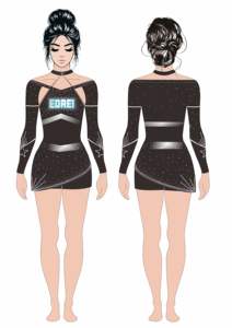 ชุดยูนิฟอร์มเชียร์ลีดเดอร์ผ้าสแปนเด็กซ์/ โพลีเอสเตอร์พิมพ์ลายดิจิตอลออกแบบได้ตามต้องการชุดสำหรับผู้ใหญ่ MT-CH0209ดีไซน์ล่าสุด - Product Image 4