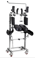 Support de jambe manuel en acier, accessoire repose-jambe pour tables d'opération hospitalières