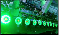 Populaire 19x10W RGBW 4in1 LED Par projecteurs DMX512 scène mise au point Par lumière pour Disco DJ scène fête avec IP65 cote boîtes de nuit