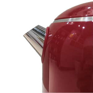 Appareils ménagers Bouilloire électrique à double paroi 1500W Vente directe d'usine Corps en acier inoxydable rouge en plastique - Product Image 2