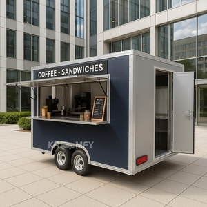 Camion à bière mobile 2025 à vendre, en acier inoxydable, camions alimentaires personnalisés, chariot alimentaire multifonctionnel - Product Image 1