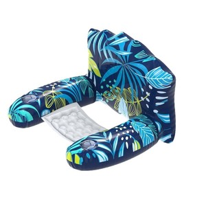 Hongcheng U-Shaped Pool Float 86x75x55cm Inflatable Lounge Chair With Cup Holders For Adults And Pets Swimming Relaxation - Product Image 5