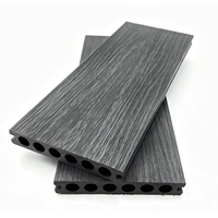 Plancher en WPC extérieur moderne, écologique, lisse, co-extrudé, imperméable, antidérapant, pour jardin, salle de bain, sous-sol