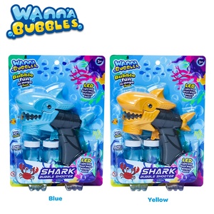 Juego al aire libre <span class=keywords><strong>de</strong></span> verano, juguete <span class=keywords><strong>de</strong></span> tiburón, pez, <span class=keywords><strong>burbujas</strong></span>, <span class=keywords><strong>pistola</strong></span> <span class=keywords><strong>de</strong></span> <span class=keywords><strong>burbujas</strong></span> con luz y música - Product Image 3