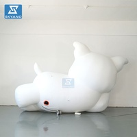 Modèle de chien gonflable géant personnalisé pour la publicité, mascotte de chien gonflable