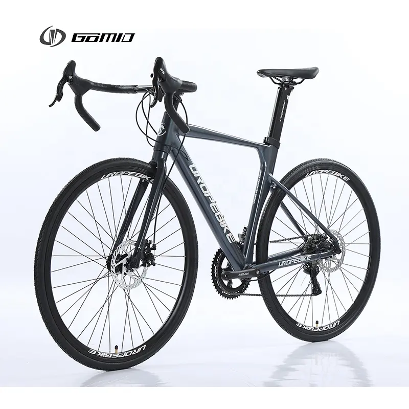 GOMID गियर चक्र के लिए मैन रेसिंग bicicletas एल्यूमीनियम मिश्र धातु फ्रेम सड़क बाइक कस्टम साइकिल 700C 18 गति roadbike OEM bisiklet