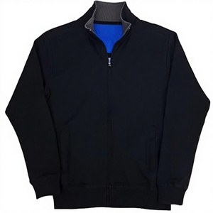 Sweat-shirt à capuche zippé pour homme en jersey uni, écologique, coupe décontractée, idéal pour l'hiver - Product Image 1