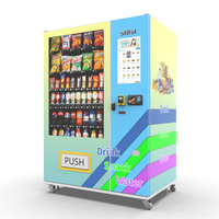 Botol kaca Dispenser Harga Bagus mesin penjual minuman dingin makanan ringan dan minuman dengan sistem pendingin dan verifikasi usia