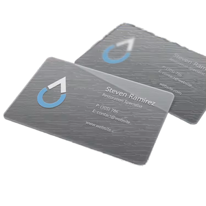 Tarjetas Magnéticas de PVC de Alta Calidad al por Mayor, Impresión UV Digital con Laminación de Película, Logotipo Personalizado en Etiquetas de Plástico Transparente - Product Image 1