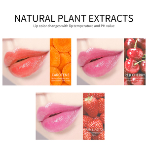 Bálsamo Labial que Cambia <span class=keywords><strong>de</strong></span> Color, Activado por el PH, con Caroteno Natural y Extractos <span class=keywords><strong>de</strong></span> Cereza, Hidratante - Product Image 5