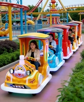 Train sans rail à piles QunQun Youle pour enfants, en métal et plastique, pour les 3-12 ans, équipement de divertissement intérieur/extérieur, capacité 100-500 kg, 12 personnes