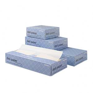 กระดาษเคลือบสองด้านแบบพับซ้อนกัน เป็นมิตรกับสิ่งแวดล้อม ย่อยสลายได้ สำหรับห่ออาหาร ใช้กับการพิมพ์ออฟเซ็ตได้ - Product Image 1