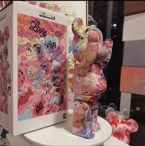 ชุดระบายสี DIY ตุ๊กตาหมีเปล่าสีขาว Bear Bricks 400% ขนาด 28 ซม. ของเล่น <span class=keywords><strong>Kwa</strong></span> สำหรับเด็ก ตกแต่งบ้าน - Product Image 2