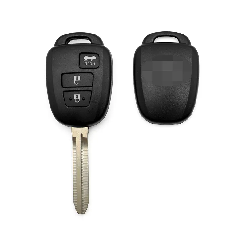 Wholesale Keyless Key T-oyota C-amry 3 Button Remote Key Shell With Logo Toy43 Blade Key Protective Shell Case Toyot