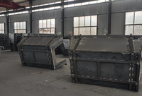Fabricants professionnels 2-18 verges Skip Bin Poubelles Conteneur de déchets Benne à ordures en métal Skip Bin Container