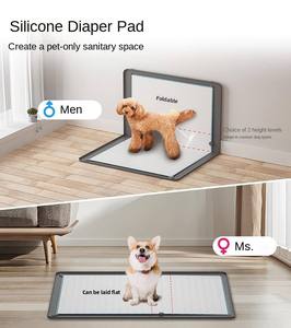 Almohadillas de orina de silicona <span class=keywords><strong>para</strong></span> <span class=keywords><strong>perros</strong></span>, plegables, modernas, ecológicas, fáciles de limpiar, diseño rectangular <span class=keywords><strong>para</strong></span> el cuidado de mascotas, sala de estar y uso al aire libre - Product Image 2