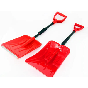 थोक पेशेवर प्लास्टिक बर्फ फावड़ा हुकुम मैनुअल बर्फ ढकेलनेवाला - Product Image 1