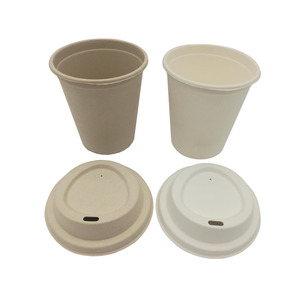 80Mm Dùng Một Lần Phân Hủy Sinh Học Mía Bột Giấy Sip Nắp Cho 8Oz Ly Thân Thiện Với Môi Lò Vi Sóng An Toàn Cho Cắm Trại Đồ Uống Nóng - Product Image 5