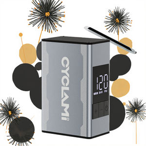 Compresseur d'air électrique portable mini CYCLAMI A2 Max, pompe sans fil avec affichage numérique, en alliage d'aluminium, étanche, pour pneus de vélo - Product Image 3