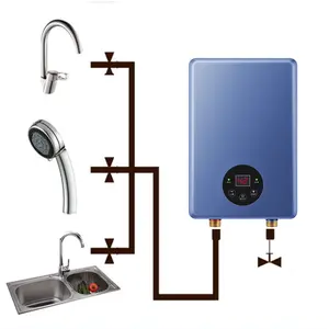 220V 240V 7000W Aan De Muur Gemonteerde Elektrische Boiler Tankless Hoge Kwaliteit Draagbare Elektrische Instant Boilers