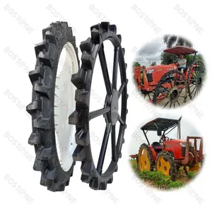 High and Narrow Tractor Wheels and Tires Made in China Made of Rubber Solid Tire CE Certified