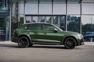 ชุดแต่งกันชนคุณภาพสูงสำหรับ <span class=keywords><strong>Audi</strong></span> Q5L คาร์บอนไฟเบอร์ สเกิร์ตข้าง สปอยเลอร์หลัง ดิฟฟิวเซอร์หลัง สไตล์ AT  รุ่นอัพเกรดใหม่ - Product Image 5