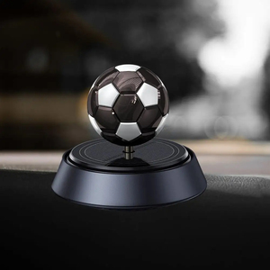 Long-Lasting Car Aromatherapy Diffuser Solar Power Dashboard Rotating Football <strong>Design</strong> for Pregnant Women Kids Decorative <strong>Element</strong> - Product Image 5
