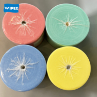 Chiffon de nettoyage multi-usages du marché brésilien 600 pièces Pano Multiuso 300M rouleau Spunlace chiffon de nettoyage en tissu Non tissé