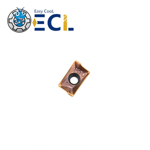 เม็ดมีดกลึงทังสเตนคาร์ไบด์ ECL M90 เคลือบดีบุก รูปทรงสี่เหลี่ยมคางหมู สำหรับเครื่องกลึง CNC ภายนอก - Product Image 2