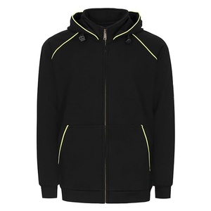 Sweat-shirt ignifuge <span class=keywords><strong>FR</strong></span> en tricot 12OZ, col montant zippé, résistant aux flammes, pour vêtements de travail, fabriqué au Henan, Chine - Product Image 1