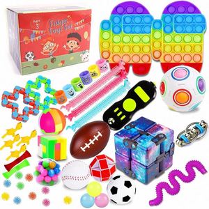 Juego de 1 a 30 Cubos Sensoriales de Burbujas Pop Push, de Goma Espuma PU y Silicona, Juguetes Antiestrés Divertidos para Niños - Product Image 3