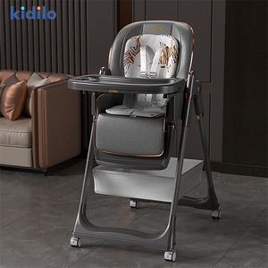 Silla <span class=keywords><strong>de</strong></span> Aprendizaje Portátil y Multifuncional Kidilo para Bebés y Niños, Asiento para Comer en Casa, Trona para Bebé - Product Image 4