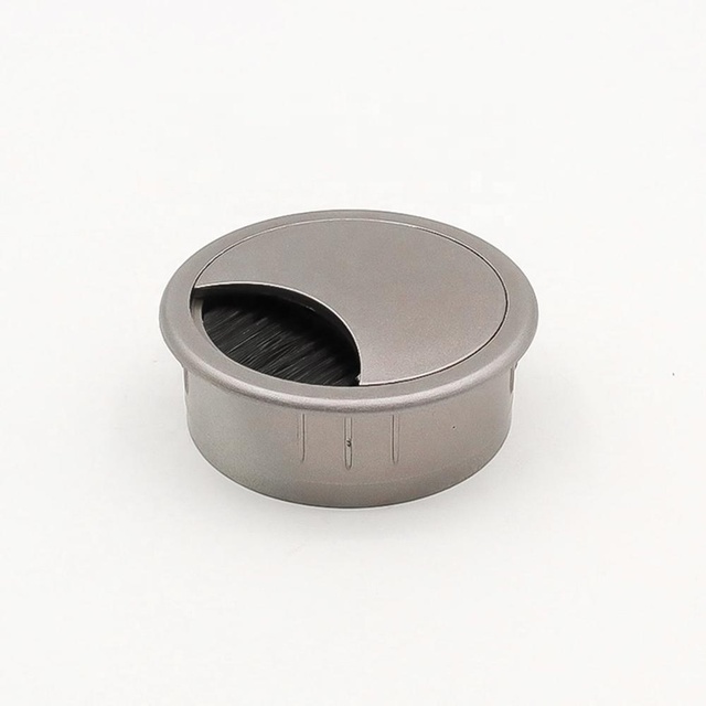 Modern 60mm Plastic Cable Grommet for Home Office Computer Desk Living Room Hotel Workshop Hospital Versatile Cable Outlet