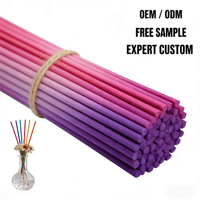 Mèches en fibres synthétiques de couleur personnalisée pour usine, violet clair, teinture écologique à la lavande pour recharge d'arôme durable, marque