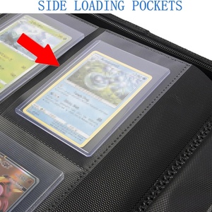 Nuevo Estilo de Carpeta de Cuero PU Impermeable con 4 Bolsillos y Cierre Seguro para Tarjetas Coleccionables - Product Image 5