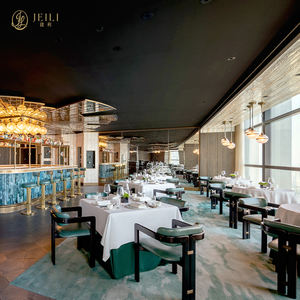 Juego de Sillas de Restaurante Reforzadas de Madera Maciza de Alta Calidad Personalizadas para Restaurante de Lujo, Hotel, Mesa, Sofás, Muebles - Product Image 3