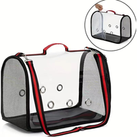 Sac de transport de voyage unique pour chien chat oiseau perroquet bonne qualité transparent oiseaux chiot chiens chats sac à main fournitures pour animaux de compagnie