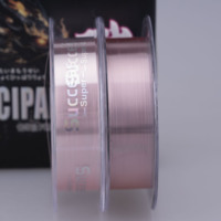 Fil de pêche haute qualité, résistant à l'abrasion, en fluorocarbone rose et fibre de carbone, 100M, pour leurre, ligne coulante, pour la pêche au bar en rivière