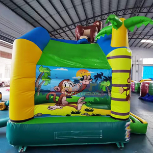 Château gonflable pour enfants, structure de jeux gonflable commerciale, jungle gonflable, château gonflable singe coquin - Product Image 2